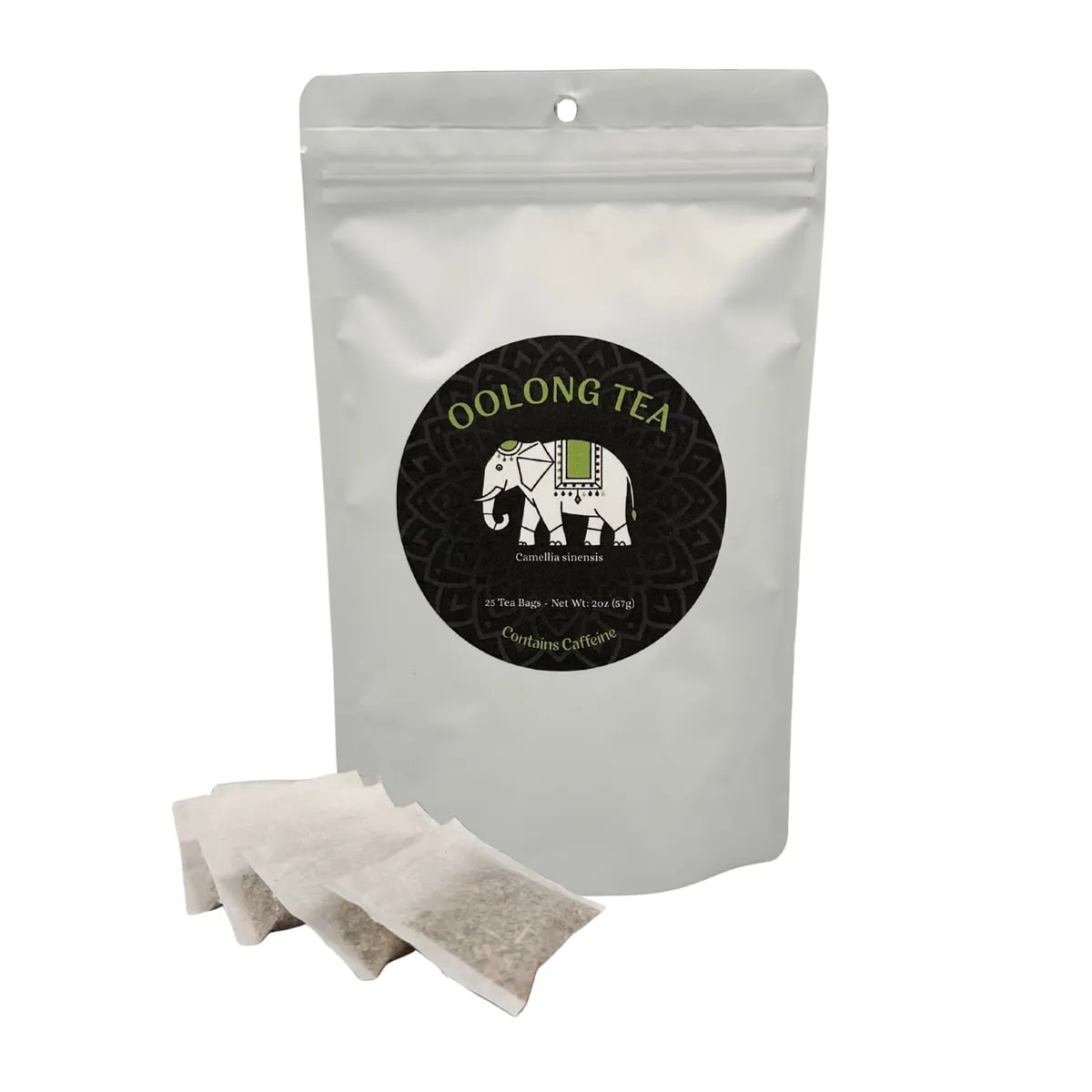Oolong Tea, Tea Bags — 25 count resealable pouch, Herb Stomp packaging