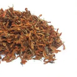 A bundle of dry orange Wild dagga flower